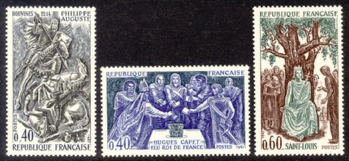 France Sc# 1199-201 MNH French Kings