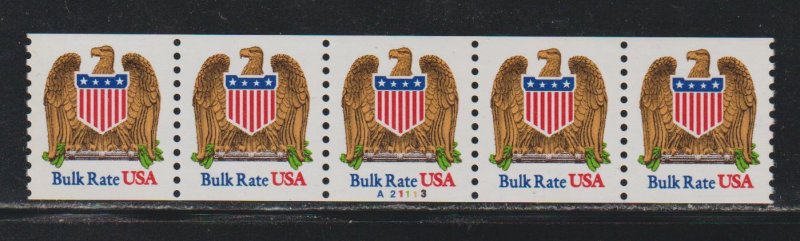US SC 2602 Plate A21113 Strip of 5. MNH