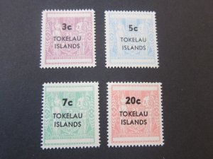 Tokelau 1967 Sc 12-5 set MH