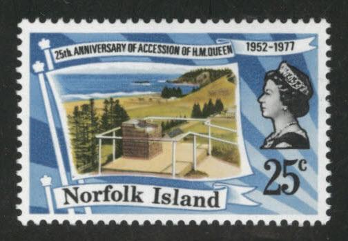 Norfolk Island Scott 218 MNH** 1977 QE2 Reign stamp