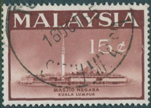 Malaysia 1965 SG16 15c National Mosque FU