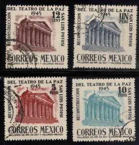 Mexico Scott 801-804 Used stamps CV$ 17.65