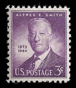 # 937 MINT NEVER HINGED ALFRED E. SMITH XF+