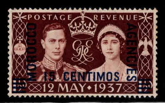 Great Britain, Morocco Scott 82 MNH** 1937 overprint