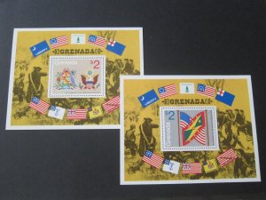 Grenada 1975 Sc 634-5 MNH