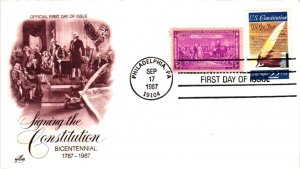 #2360 U.S. Constitution combo - Artcraft Cachet  