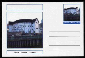 CHARTONIA, Fantasy - Globe Theatre, London - Postal Stationery Card...