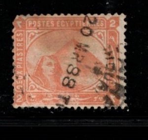 EGYPT Scott # 38 Used - Pyramid & Sphinx