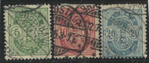 Denmark #38-40 Used Single (Complete Set)