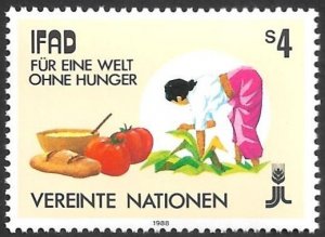 United Nations UN Austria Vienna 1988 Sc # 78 Mint NH. Ships Free With Another