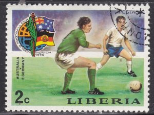 Liberia 676 World Cup Soccer 1974