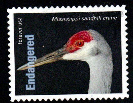 SC# 5899t - (66c) - Endangered Sandhill Crane - 20 of 20 - Used Off Paper