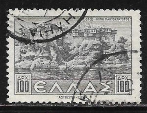 Greece 444: 100d Pantokratoros Monastery, Mt Athos, used, VF