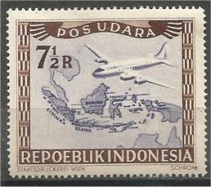 INDONESIA, 1948, MNH 71/2r AIR POST Scott C11