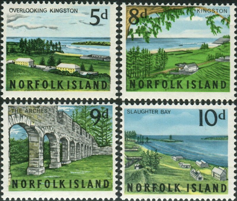 Norfolk Island 1964 SG51-54 Scenes set MNH