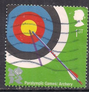 GB 2009 QE2 1st Olympic & Paralympics London Archery SG 2982 ( H883 )