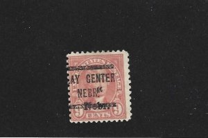 United States Scott 678 9-cent Nebr. ovpt used Precancel