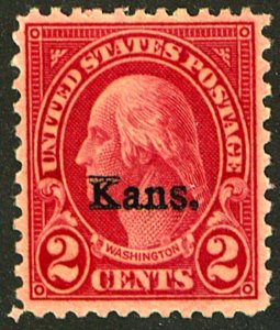 U.S. #660 MINT OG LH