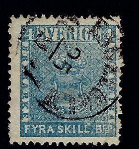 Sweden Attractive Sc#2 Used Fine Cat $70.00...Sweden is Hot Now!