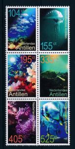 [NA1746] Netherlands Antilles Antillen 2007 Marine Life Fishes MNH # 1746-51