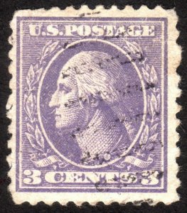 1918, US 3c, Washington, Used, Sc 530