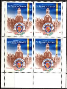 Canada 2003 University St. Francis Xavier Mi.2113 Block of 4 MNH