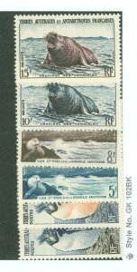 French Southern & Antarctic Territories #2-7 Mint (NH) Single (Complete Set)