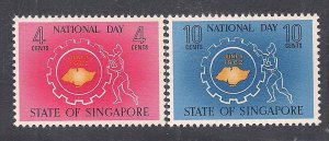 SINGAPORE SC# 60-1  VF/MNH