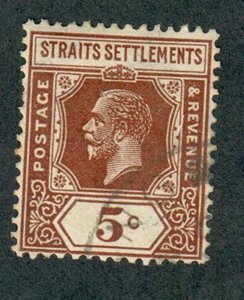 Straits Settlement #187 used single