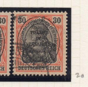 ALLENSTEIN 1920s Early Issue Fine Used 30pf. Optd 215732