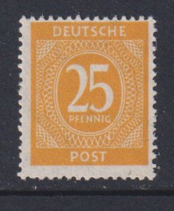 Germany   #546  MNH  1946  numerals 25pf  orange