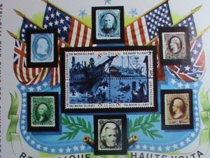 Upper Volta Stamp-1976 Bicentenary of American Revolution CTO MNH-S/S sheet