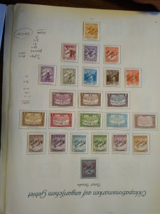 collection on pages Hungary DV: 10N1-10NP1 mint complete CV $770