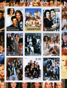 Tajikistan 2000 MELROSE PLACE American TV Sheet Perforated Mint (NH)