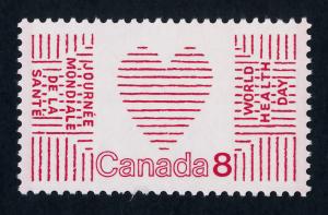 Canada 560ii (GT2 tag) MNH Heart, World Health Day