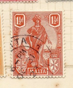 Malta 1922 Early Issue Fine Used 1.5d. NW-184887