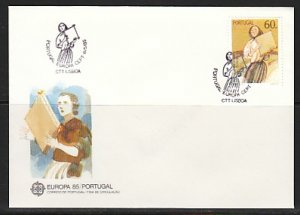 Portugal, Scott cat. 1627. Europa-Music Year issue. First day cover. ^