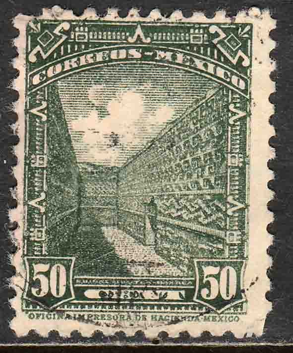 MEXICO 849 50c 1934 Definitive Wmk Gobierno...279 Used (932)