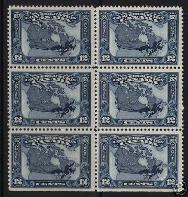 Canada #145 VF Mint Block Of 6