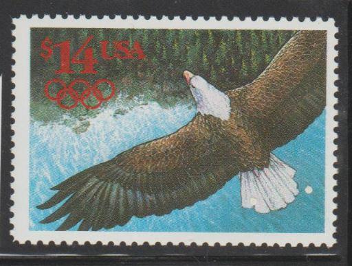 U.S. Scott #2542 Eagle $14 Stamp - Mint NH Single