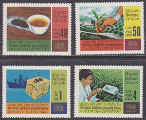 Ceylon Sc #405-408 MNH
