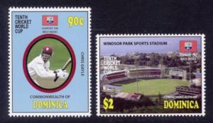 Dominica Sc# 2759-60 MNH Cricket World Cup 2011