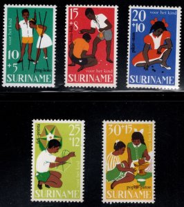 Suriname Scott B137--B141 MNH** 1967 semi-postal set