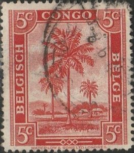 Belgian Congo, #187  Used From 1942