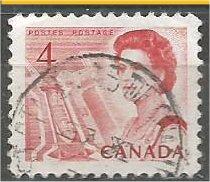 CANADA, 1967, used 4c, Queen Elizabeth II, Scott 457