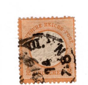 Germany #16 Thin Used Stamp - CAT VALUE $9.00