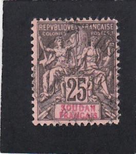 French Sudan #12 used