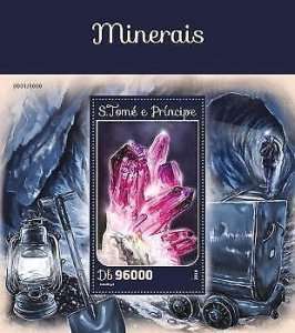 2016 S.Tome&Principe - Minerals. Michel Code: 6620 / Bl.1173. Scott Code: 3114