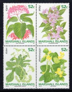 Marshall Islands 398b Flowers MNH VF