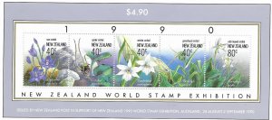 New Zealand 986 1990  Sheet 6   VF NH